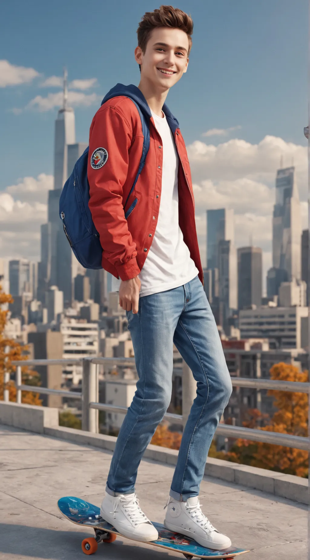 ai character: Marty McFly background