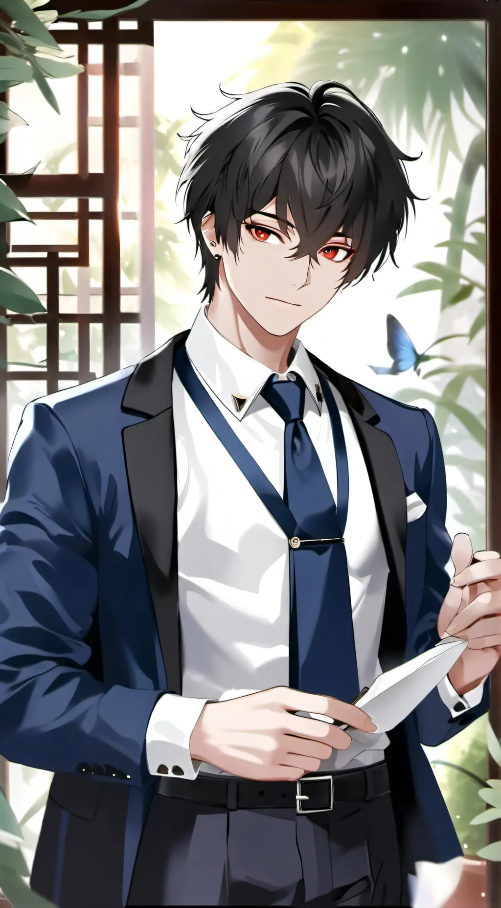 ai character: Johnny  background