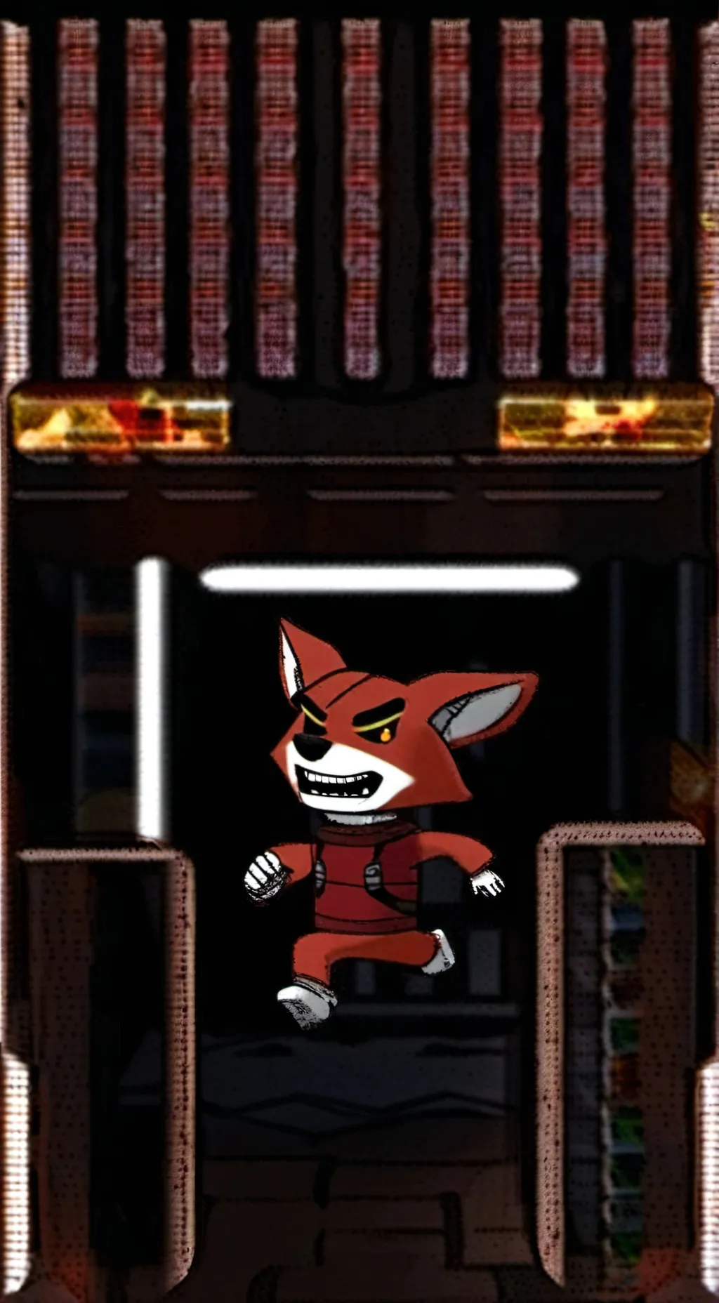 ai character: foxy background