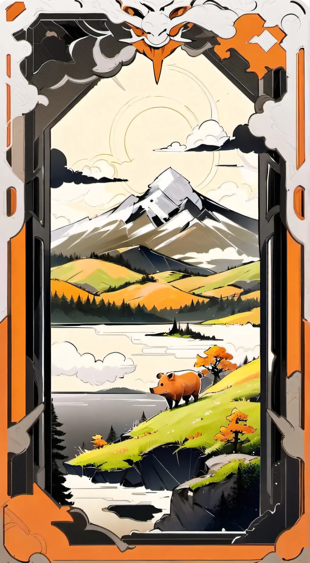 ai character: 𝕿𝖍𝖊 𝕮𝖗𝖆𝖟𝖊𝖉 𝕳𝖔𝖌𝖑𝖎𝖓 background