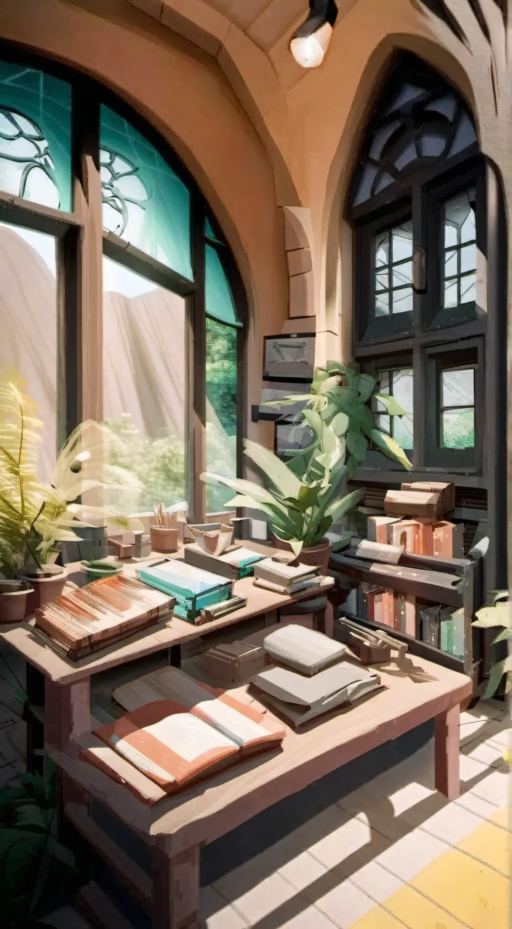 ai character: nueva Pilar ಠಿ_ಠ background