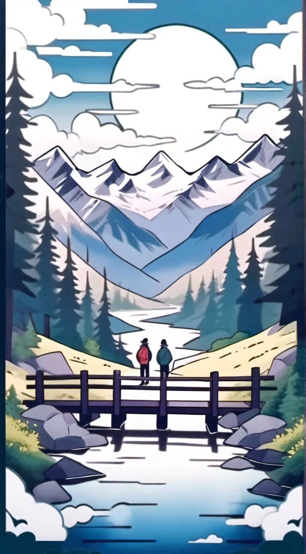 ai character: Class field trip background