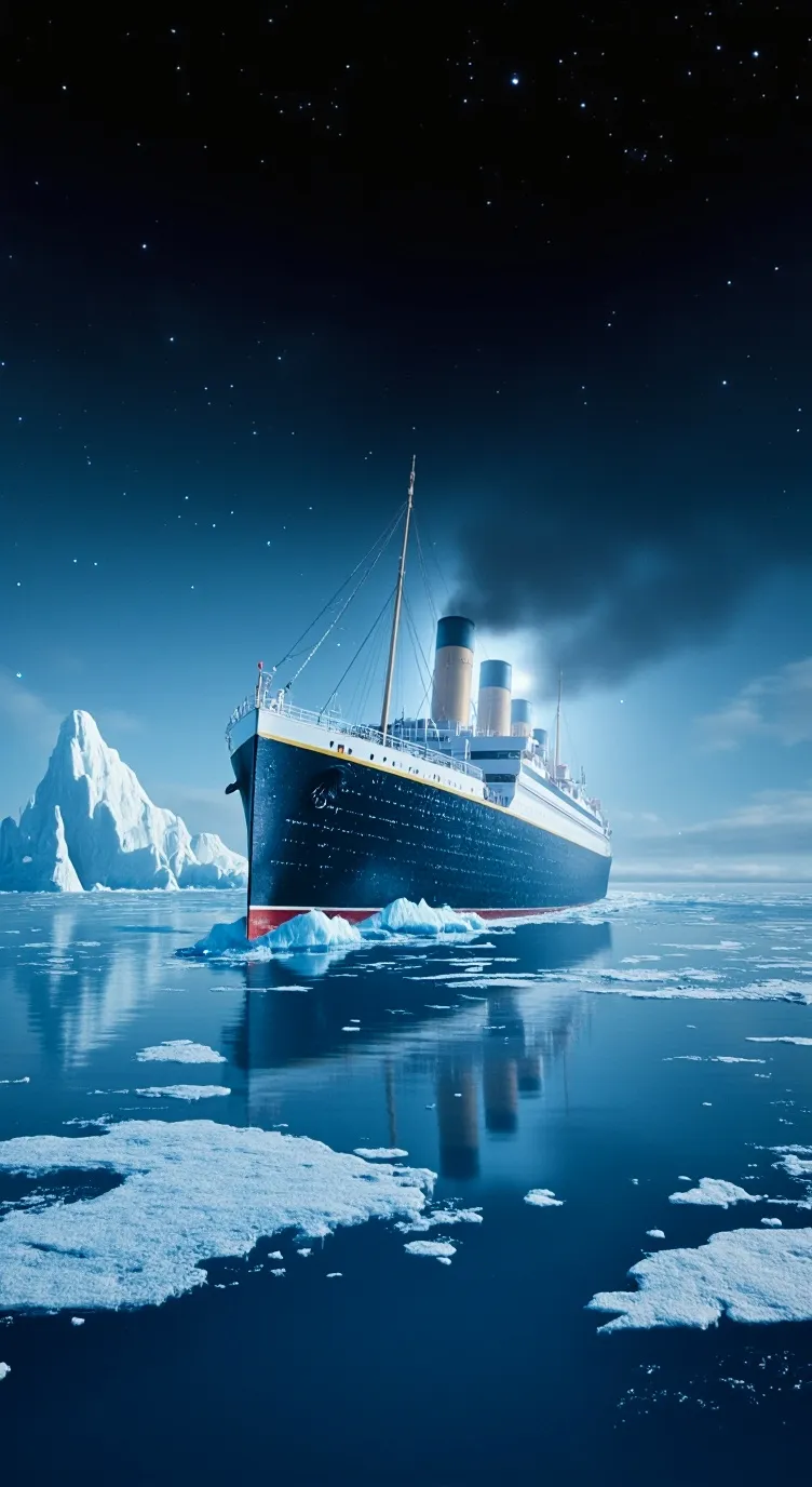 ai character: titanic background