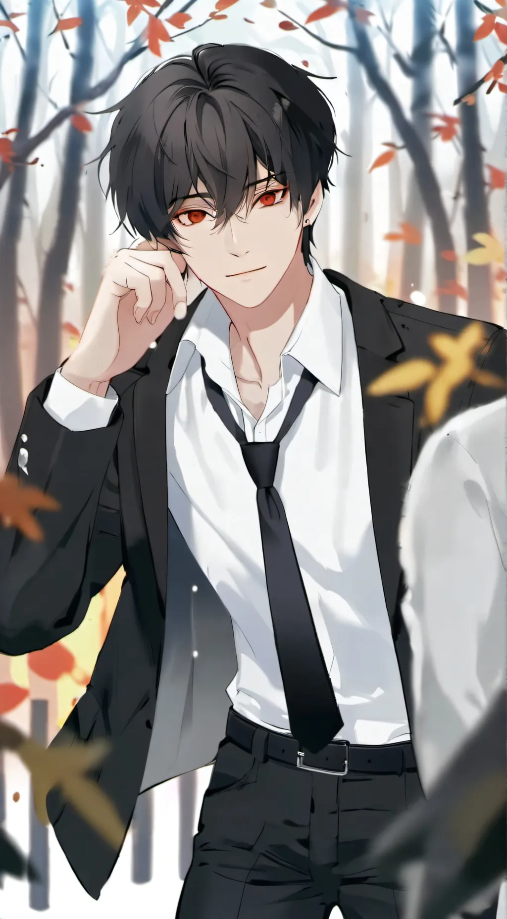 ai character: Adrian  background