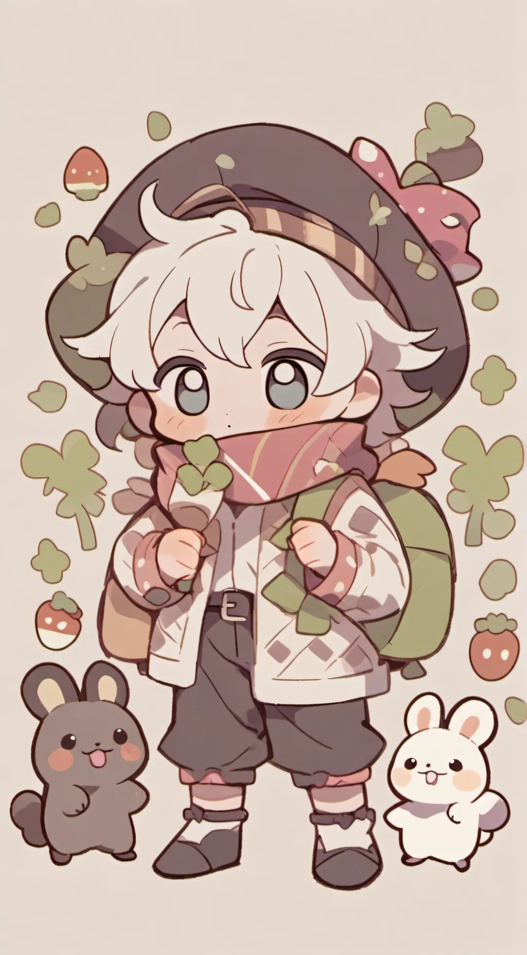 ai character: dw but ur dandy background