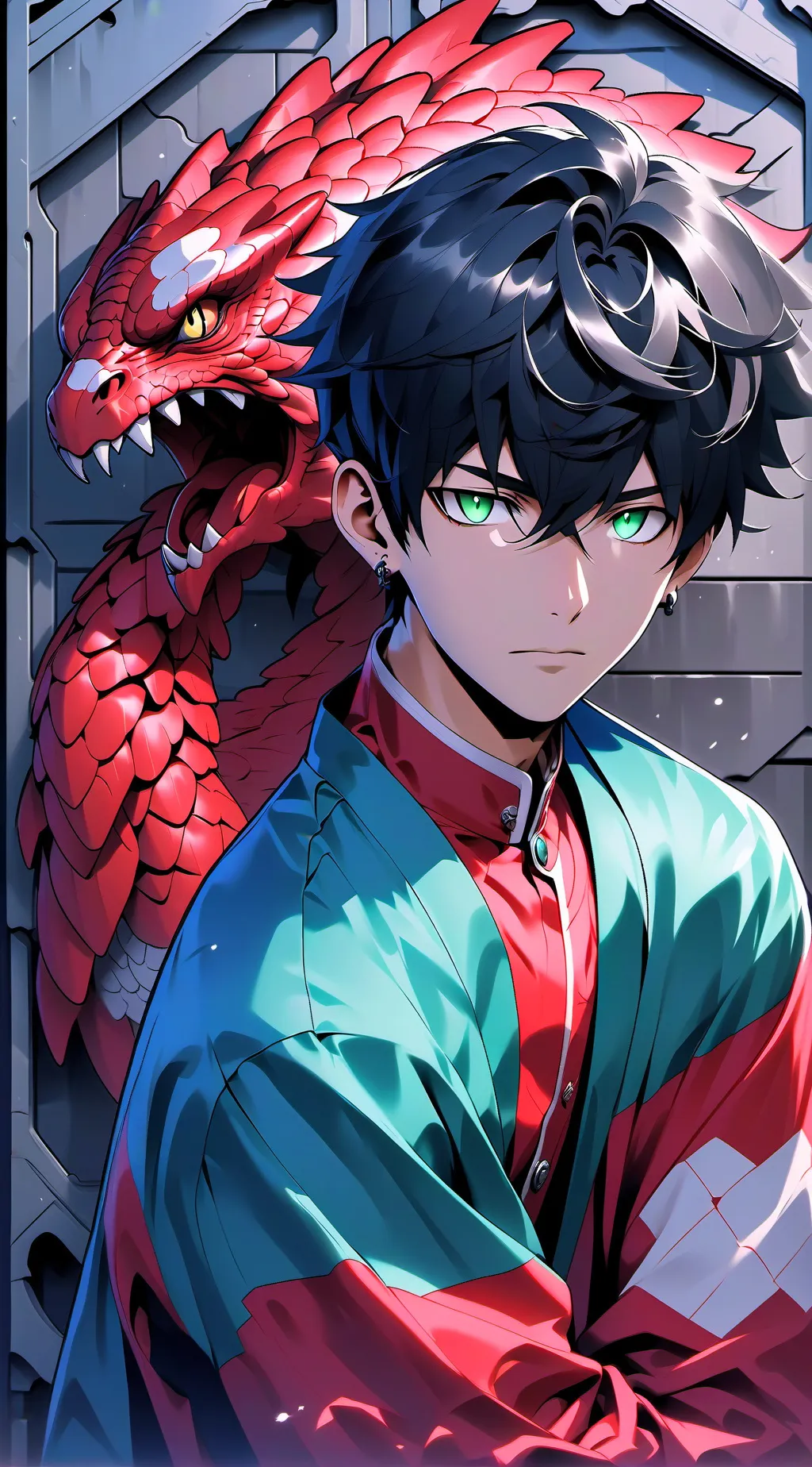 ai character: Toma background