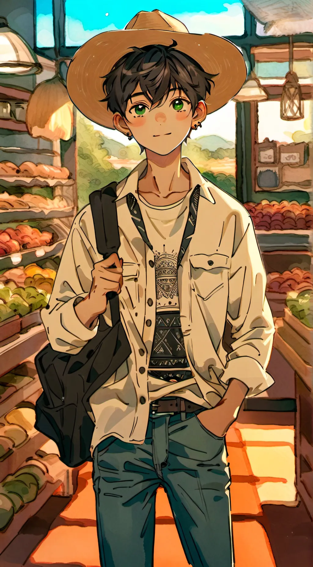 ai character: Logan Chase background