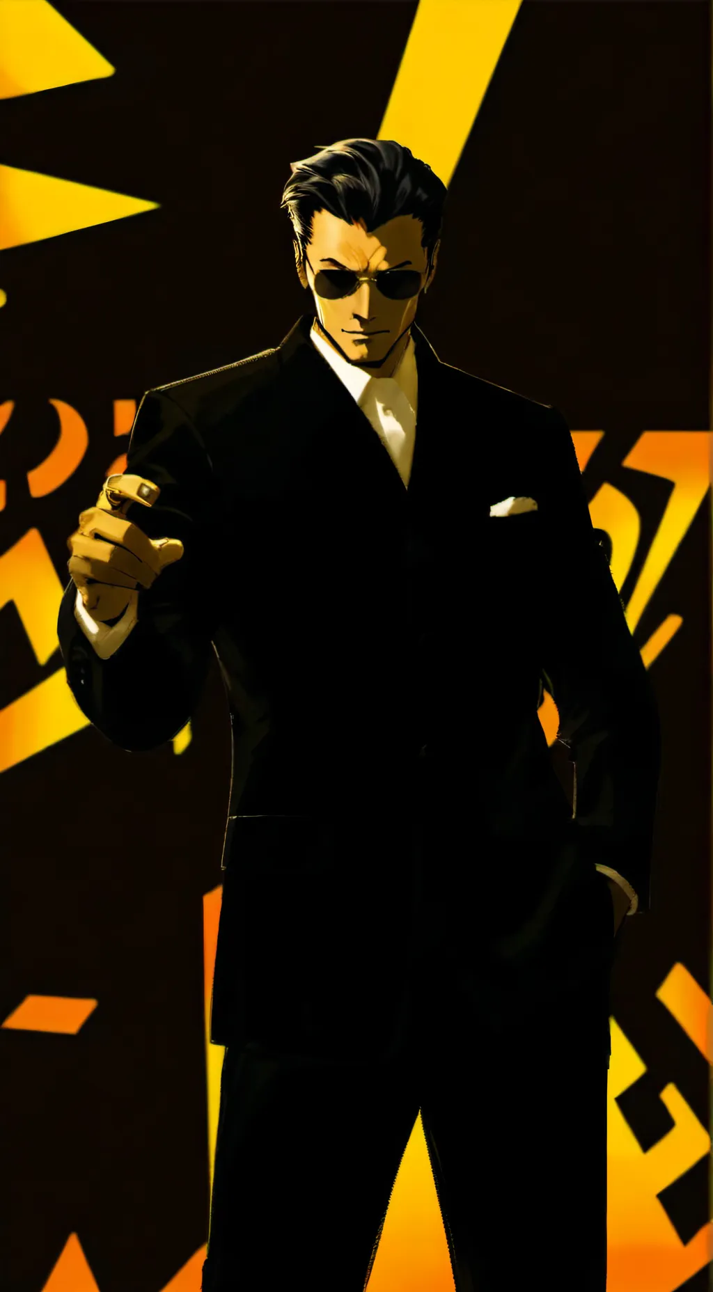 ai character: boss! ALERT! background