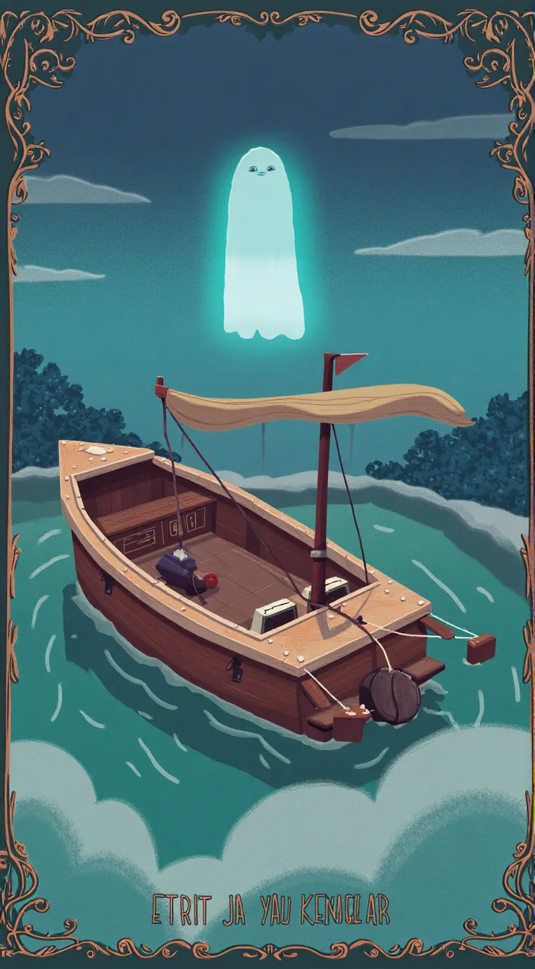 ai character: Sur le bateau background