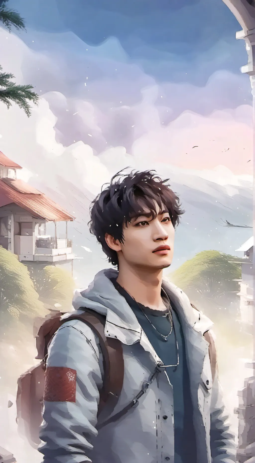 ai character: ✨️Bang chan✨️ background