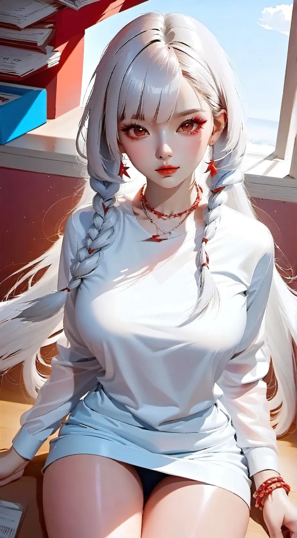 ai character: Yuna Hitsune background