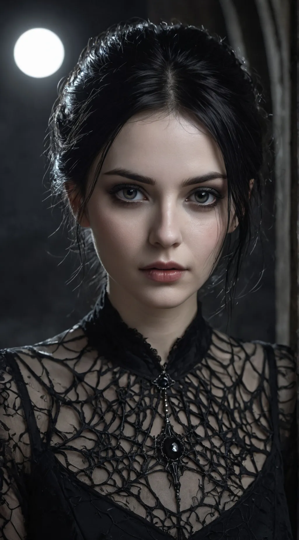 ai character: Wednesday Addams background