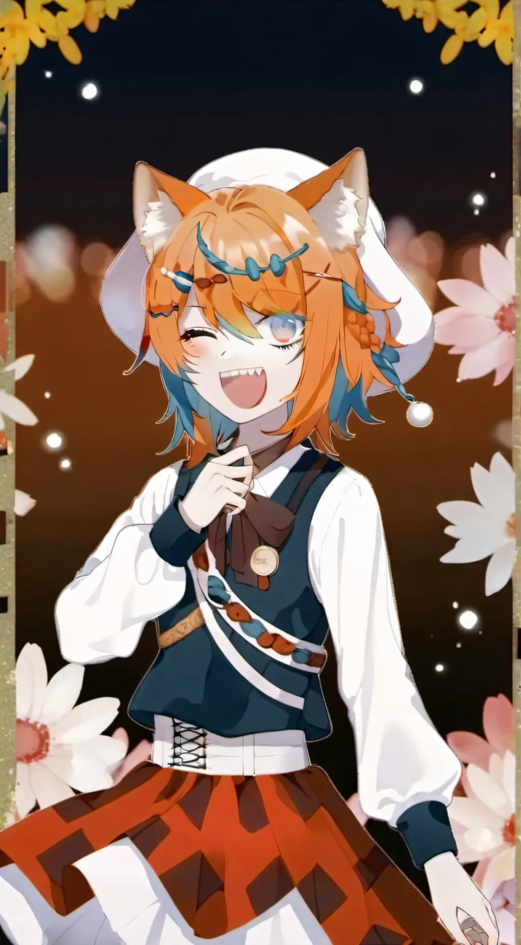 ai character: izzy background