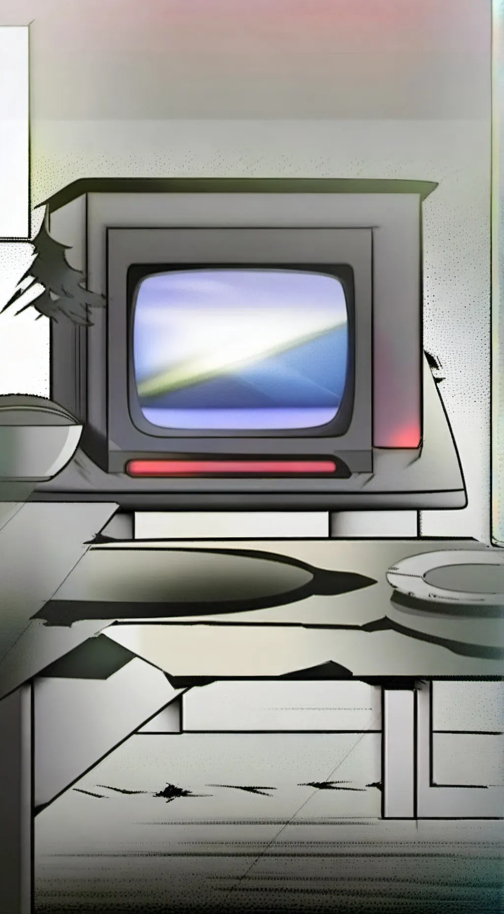 ai character: Radiostatic  background