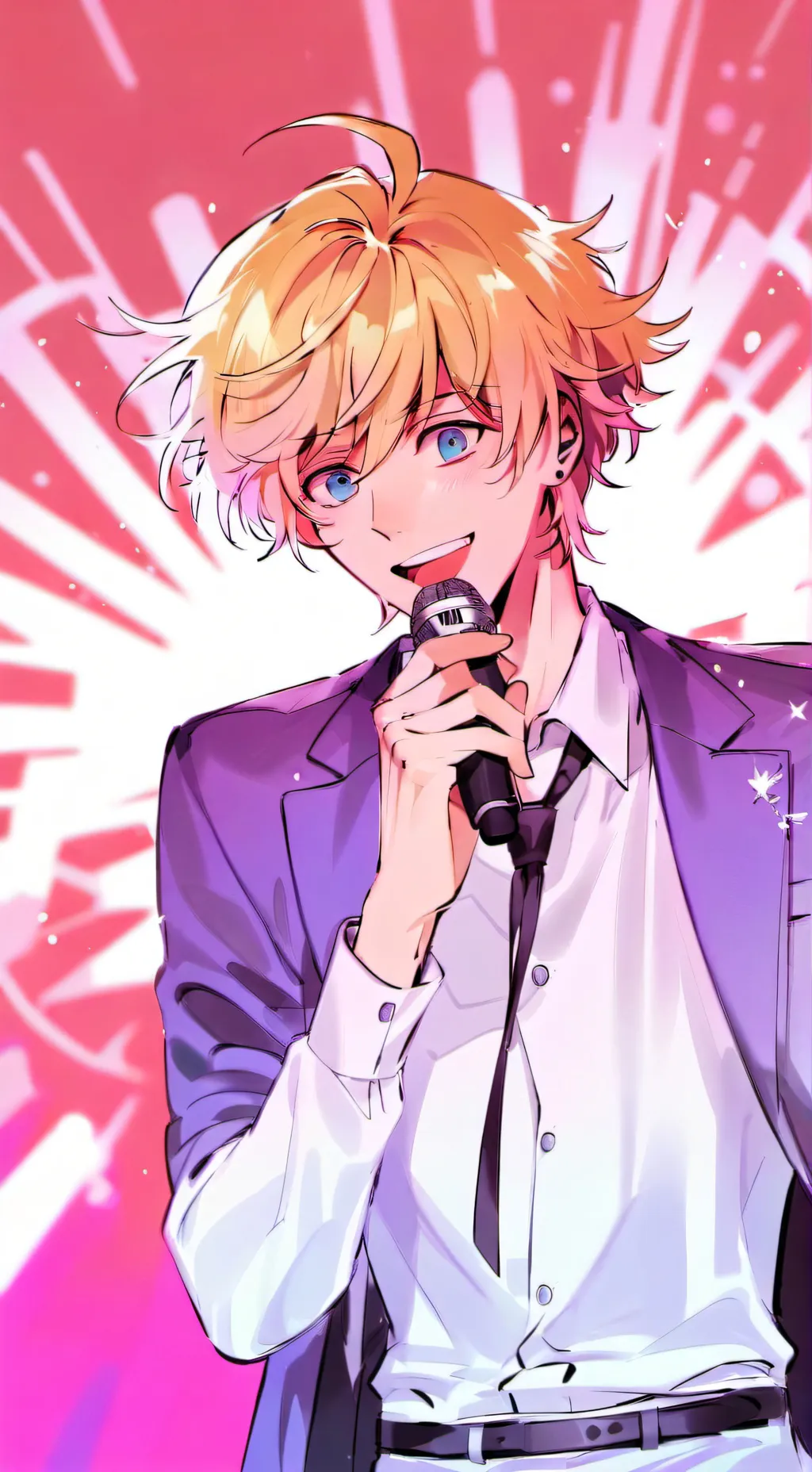 ai character: Senpai (FNF) background