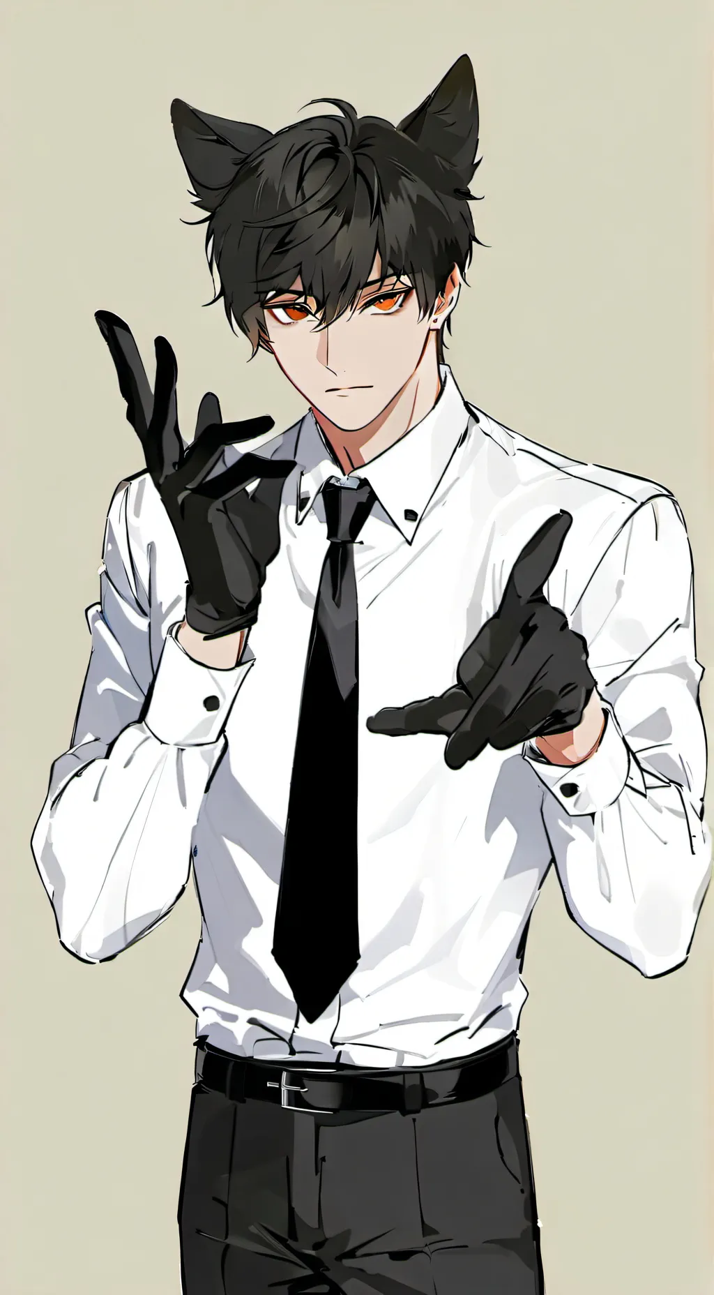 ai character: Noire Katzen background