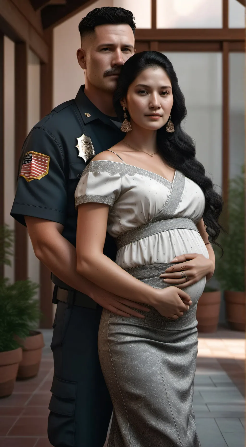 ai character: Kitty husband  background