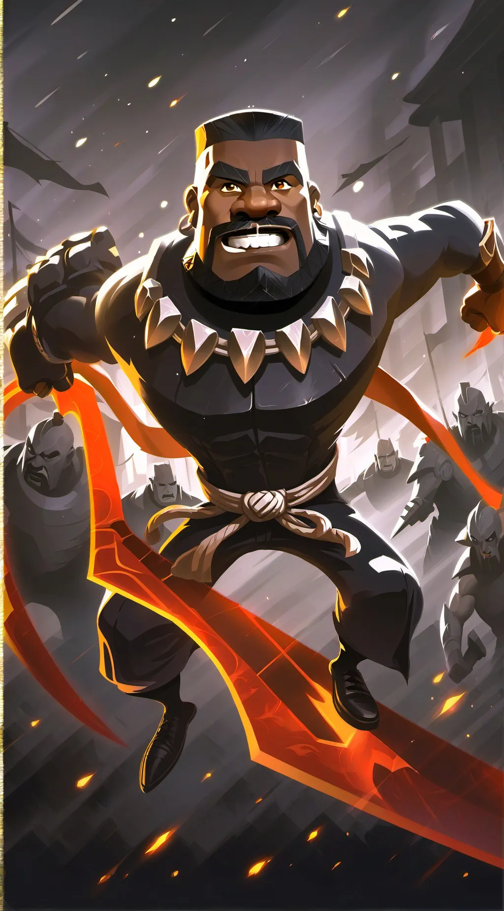 ai character: boss background