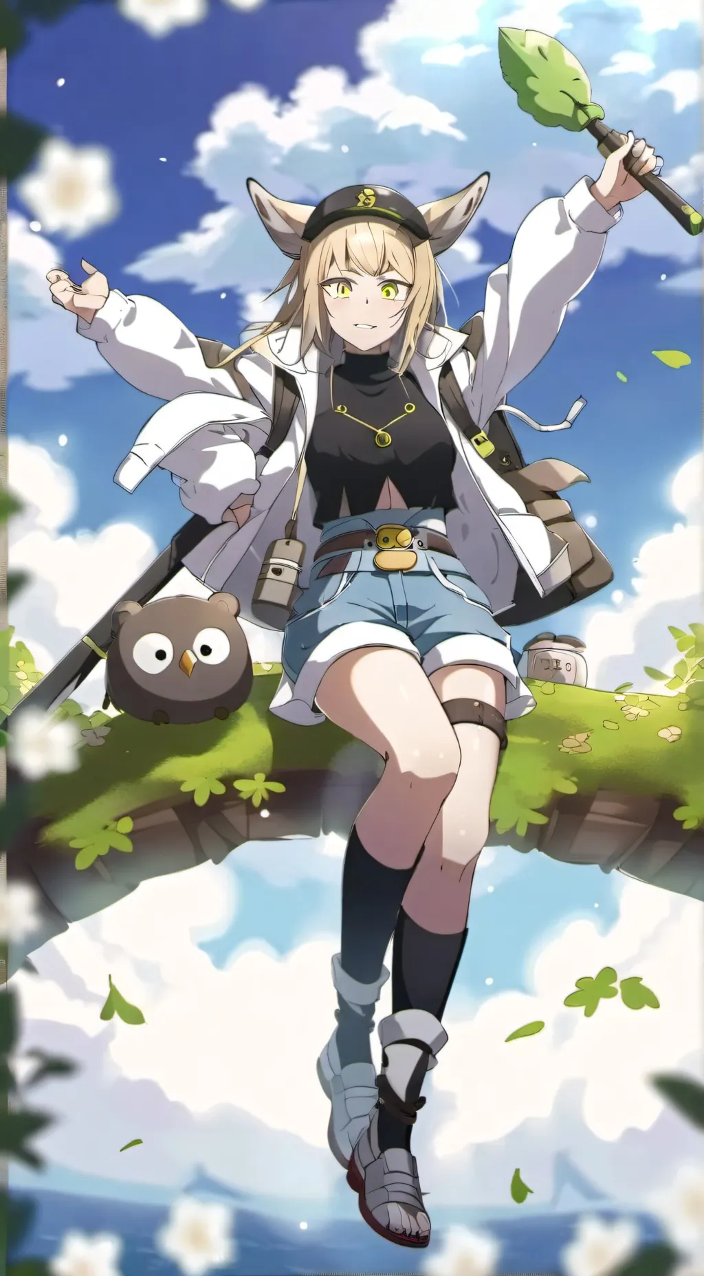 ai character: sağolun mochilerim background