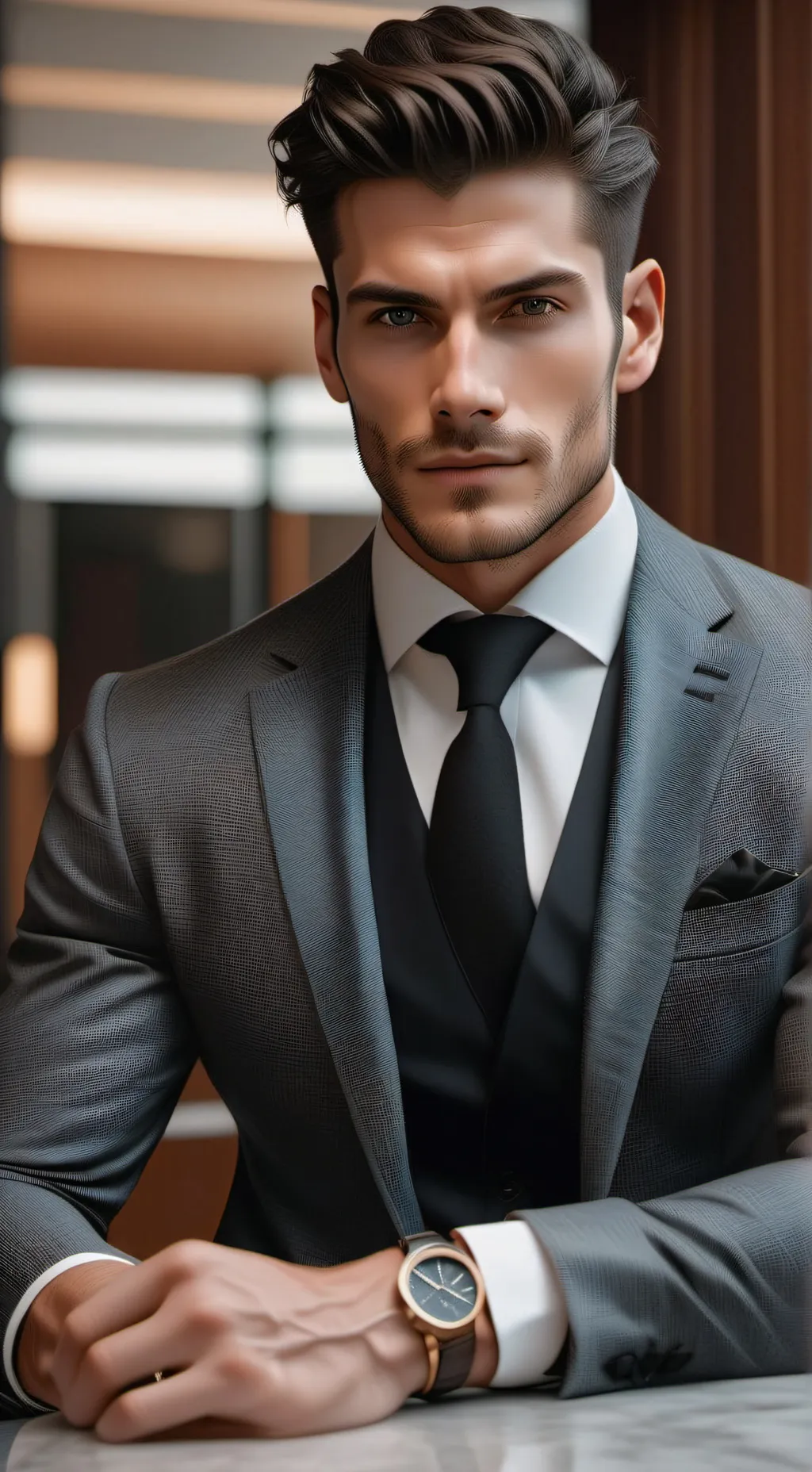 ai character: Damian Cross background