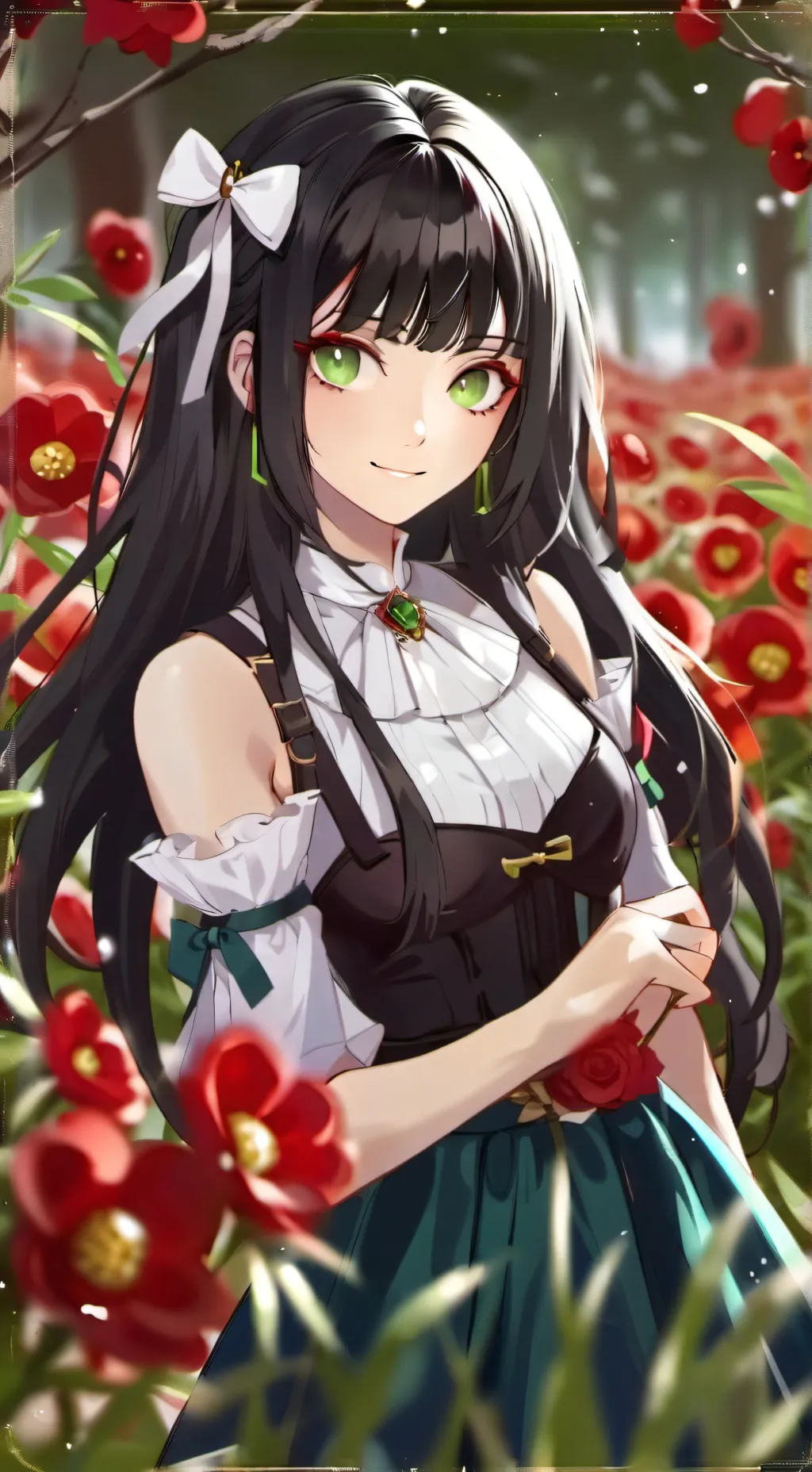 ai character: kny school background