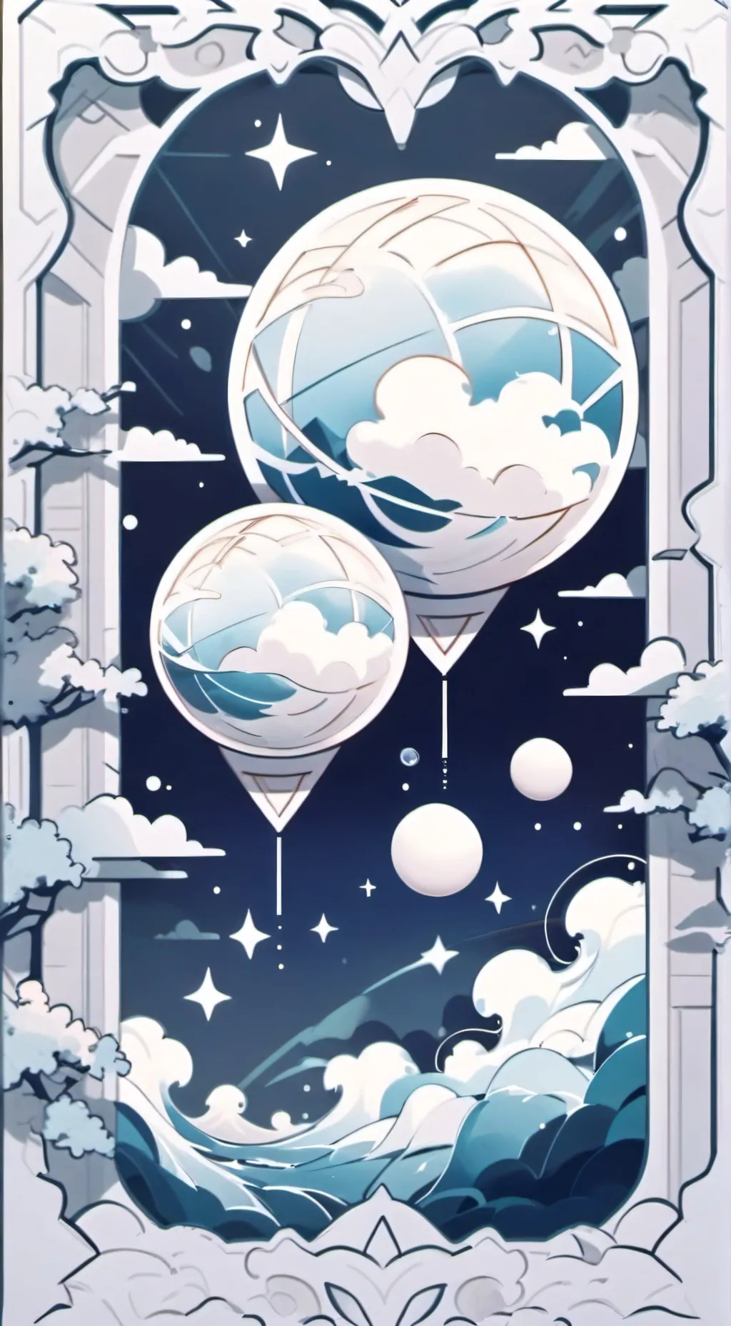 ai character: Planets background