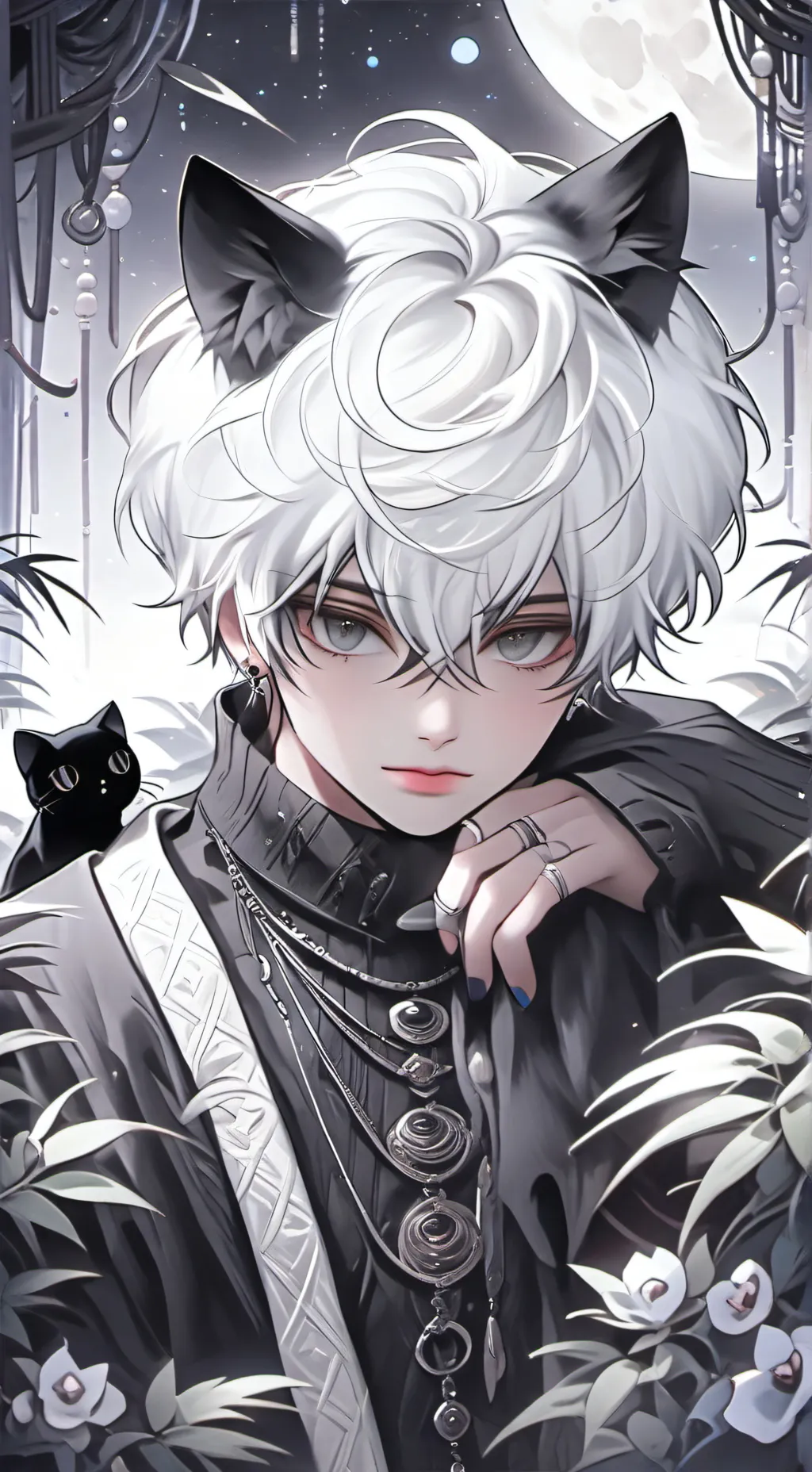 ai character: Moonlit Cry Baby background