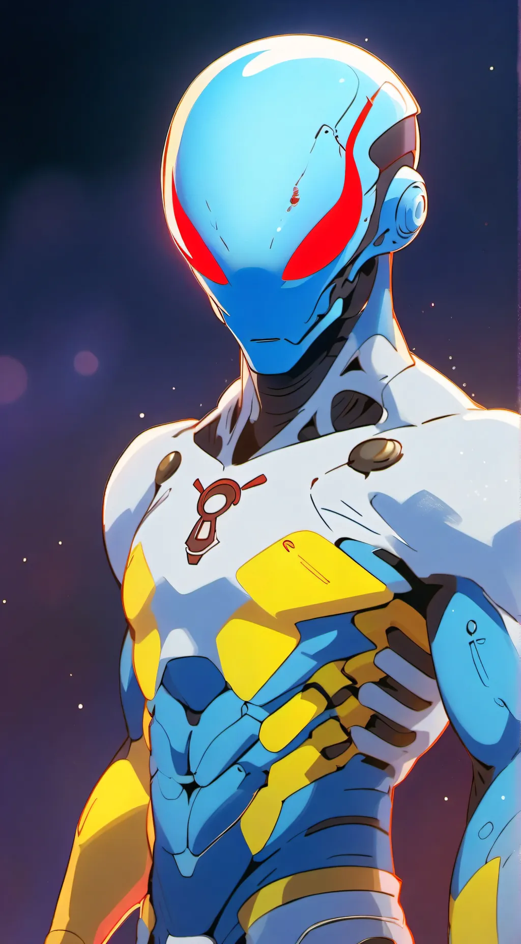 ai character: The Glass Universe background