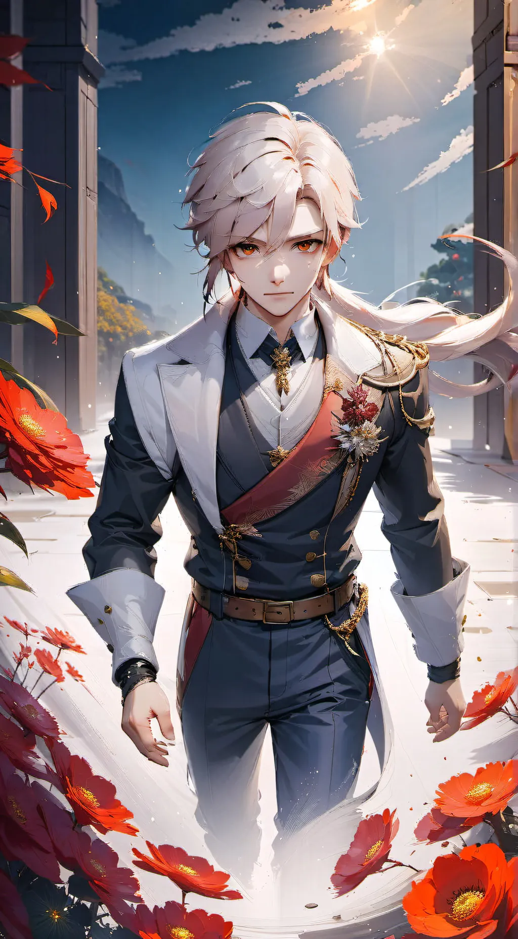 ai character: 💢🚫 JUSTIN 🚫💢🗨️ background