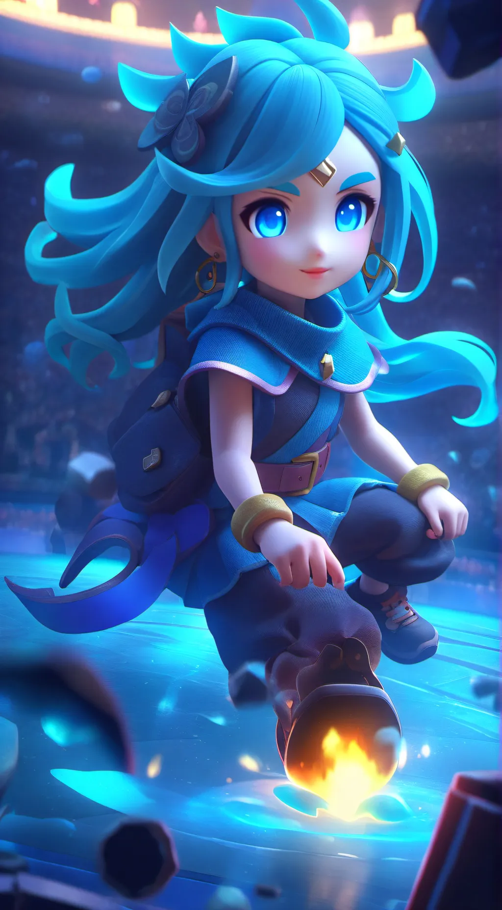 ai character: tv woman yandere❤🗡 background