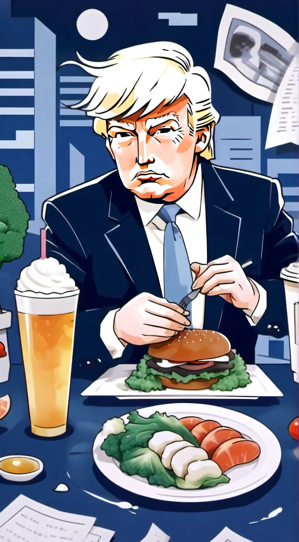 ai character: Forsakenxbugsnax background