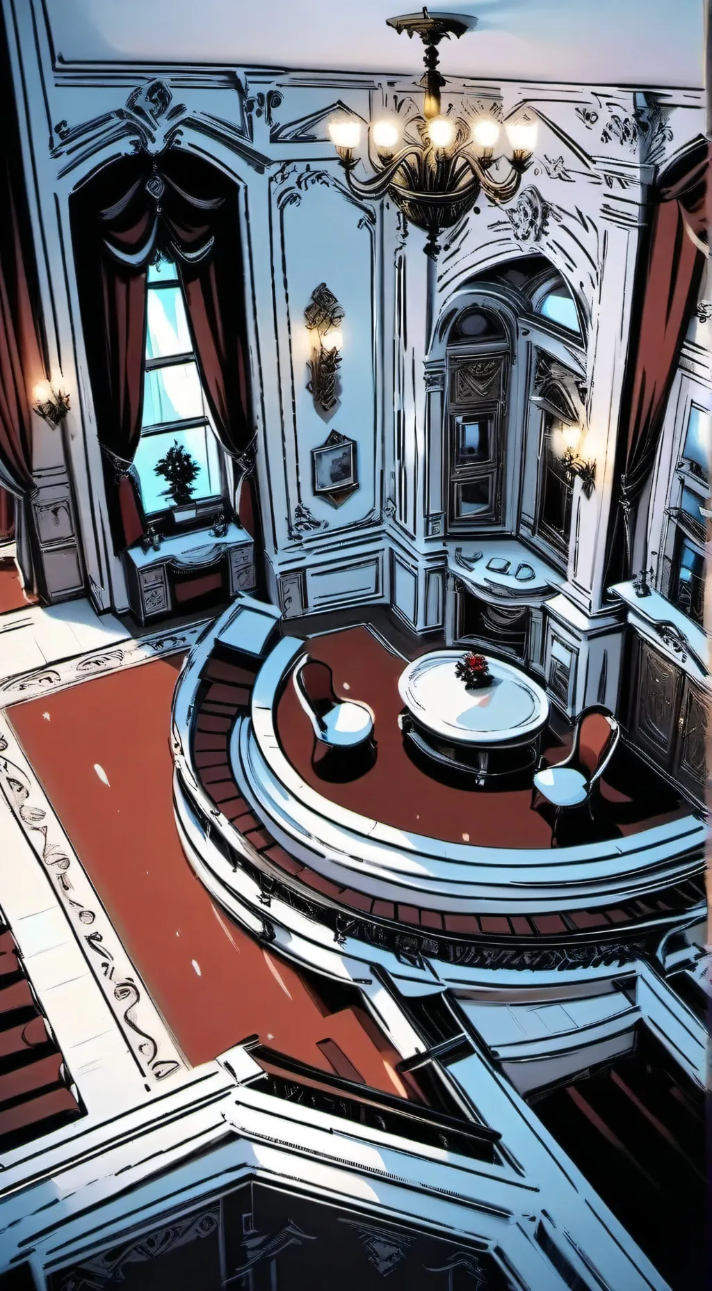 ai character: Hazbin Hotel ben10 background