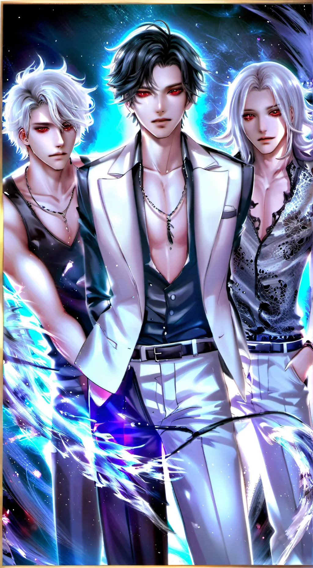 ai character: JACK,ALEX,LEVI background