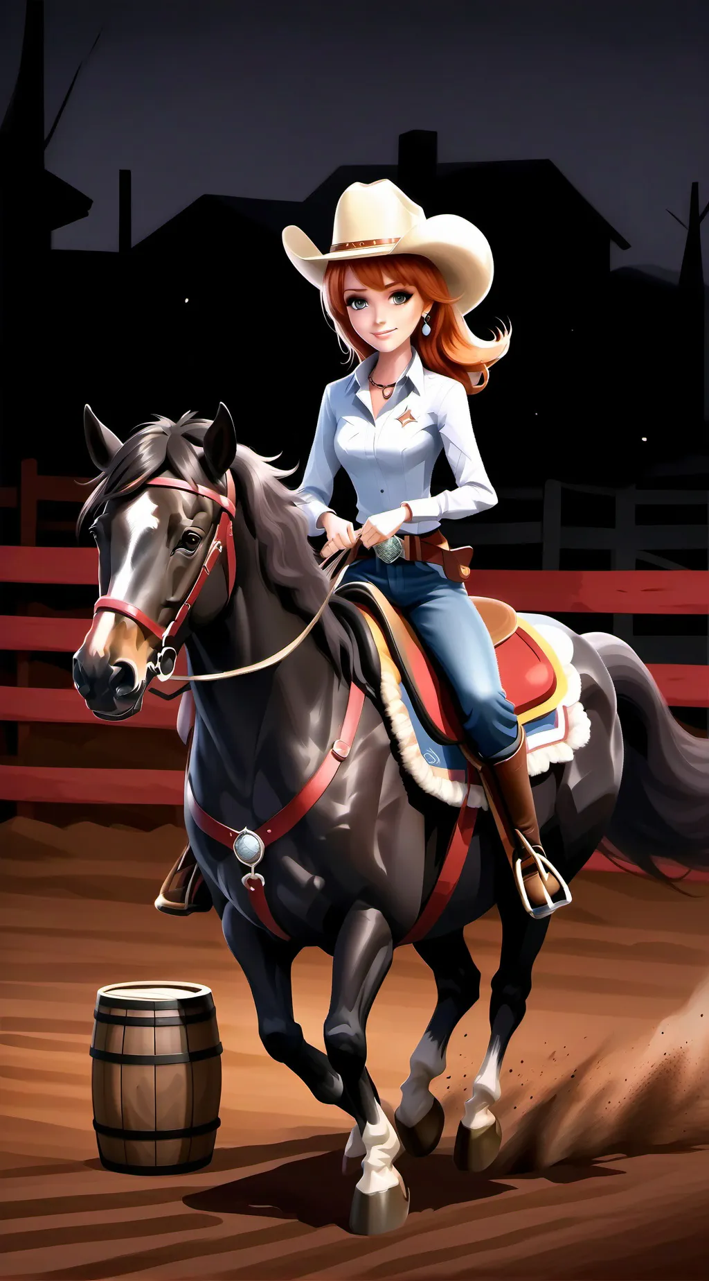 ai character: Reba McEntire background