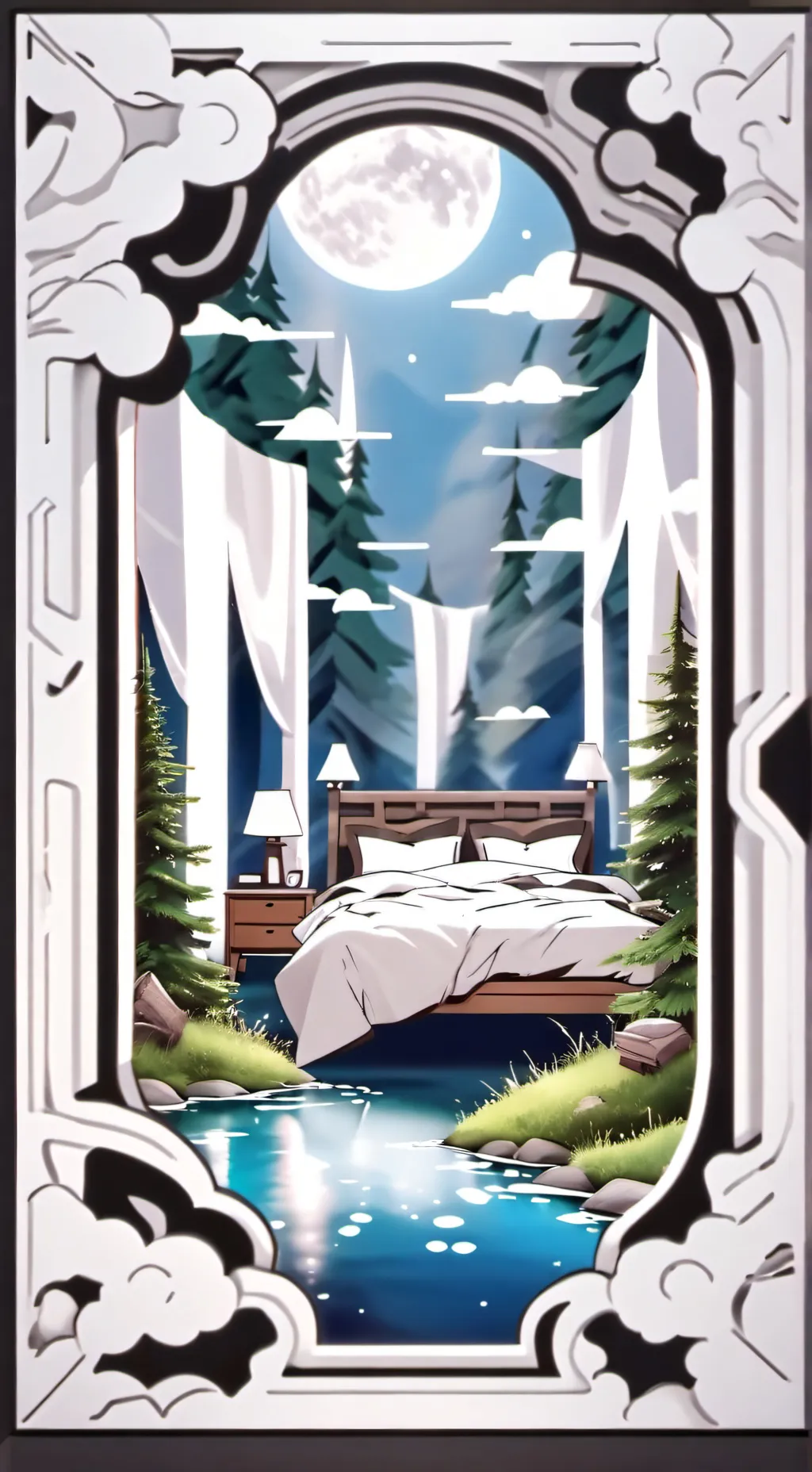 ai character: Jay's sleepover background