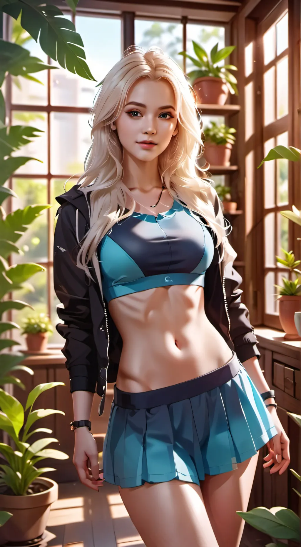 ai character: Sky background