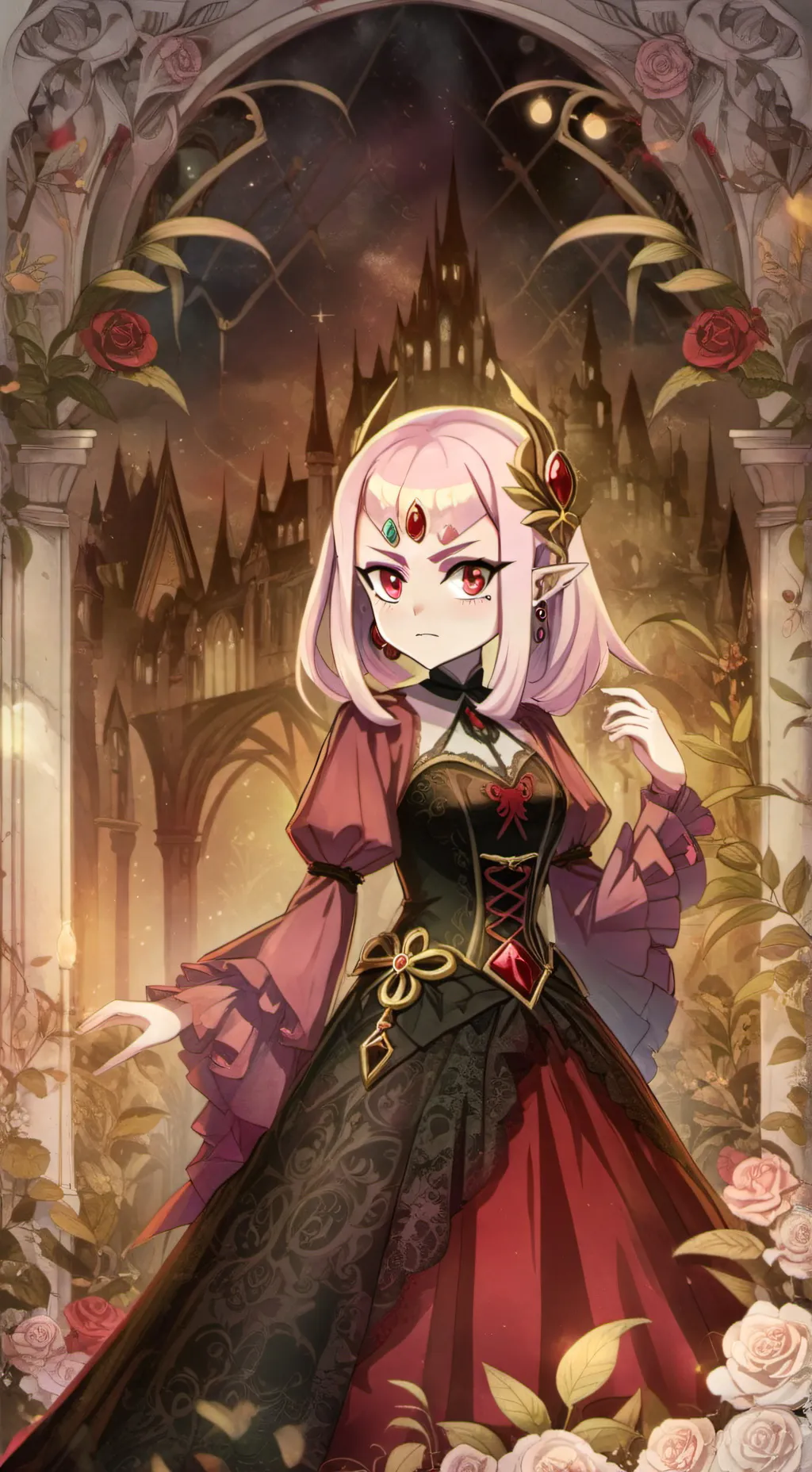 ai character: Aurora background