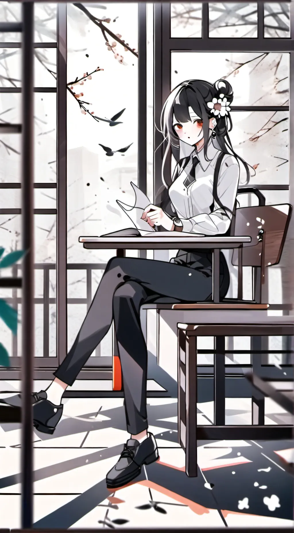 ai character: my school + you :3 background