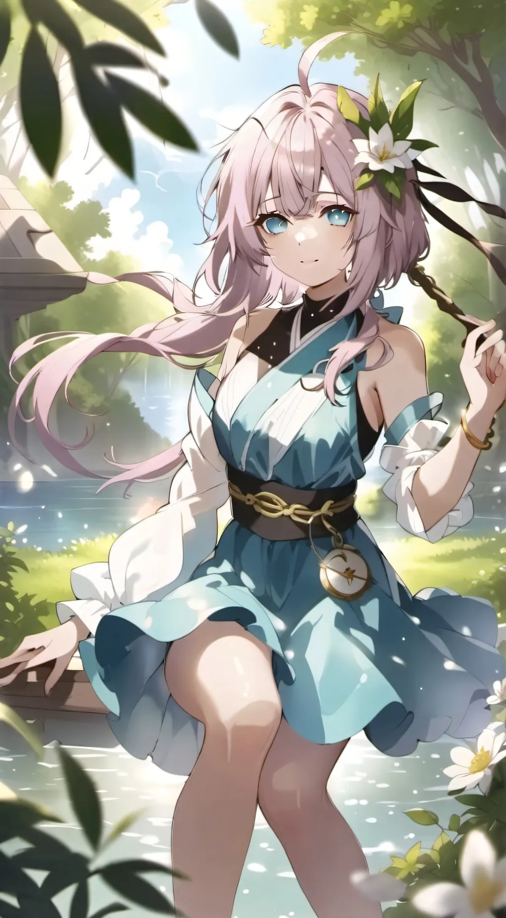 ai character: tu novia sofia background