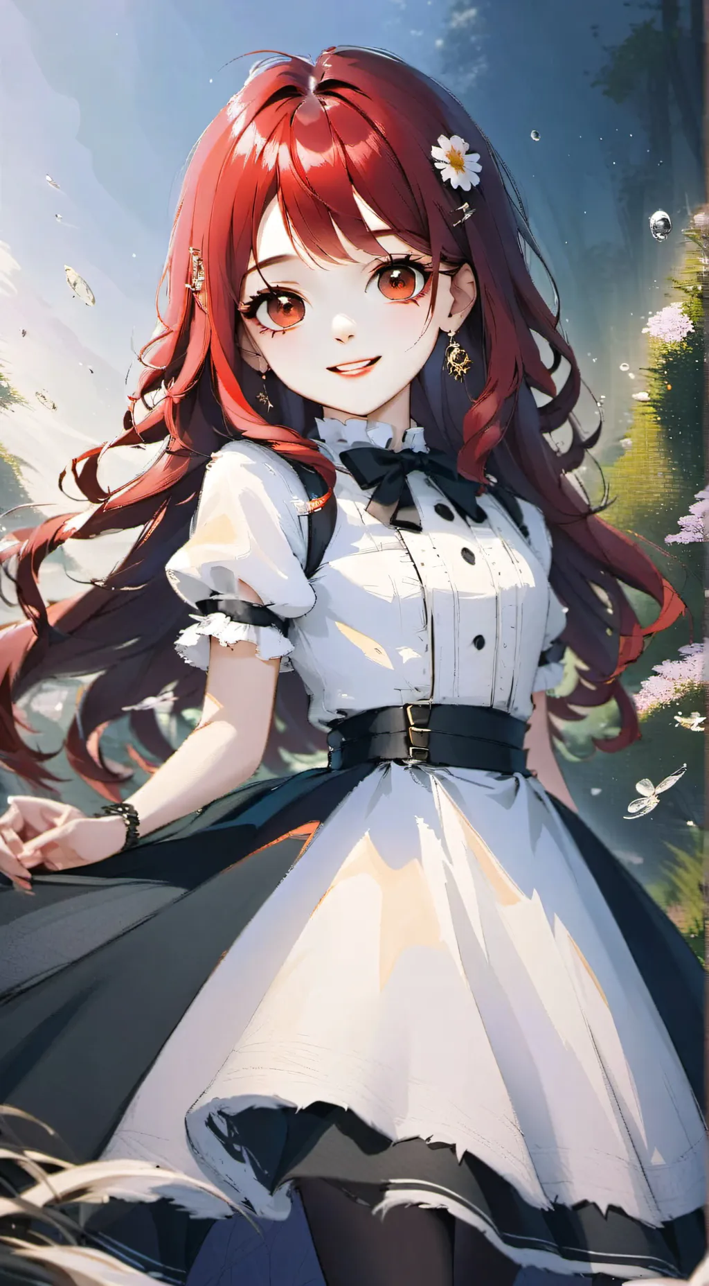ai character: Mha wonderland background