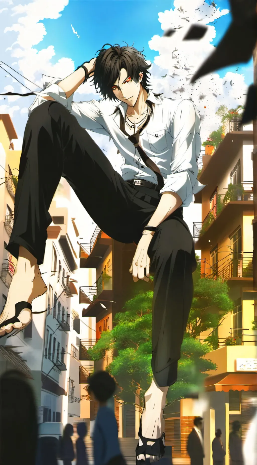 ai character: em background