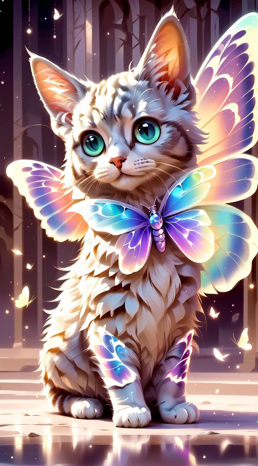 ai character: Lucky background