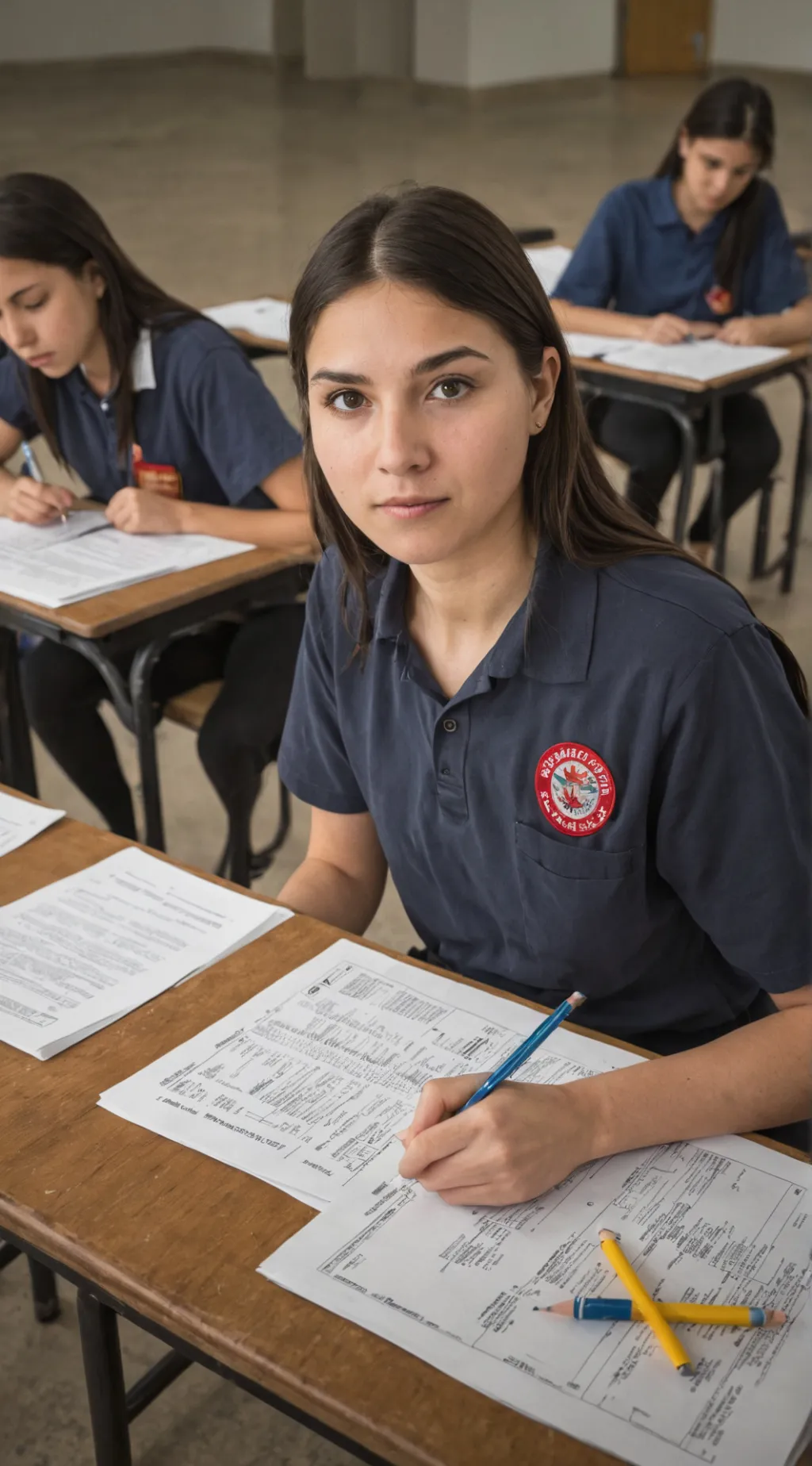 ai character: AI writer test background