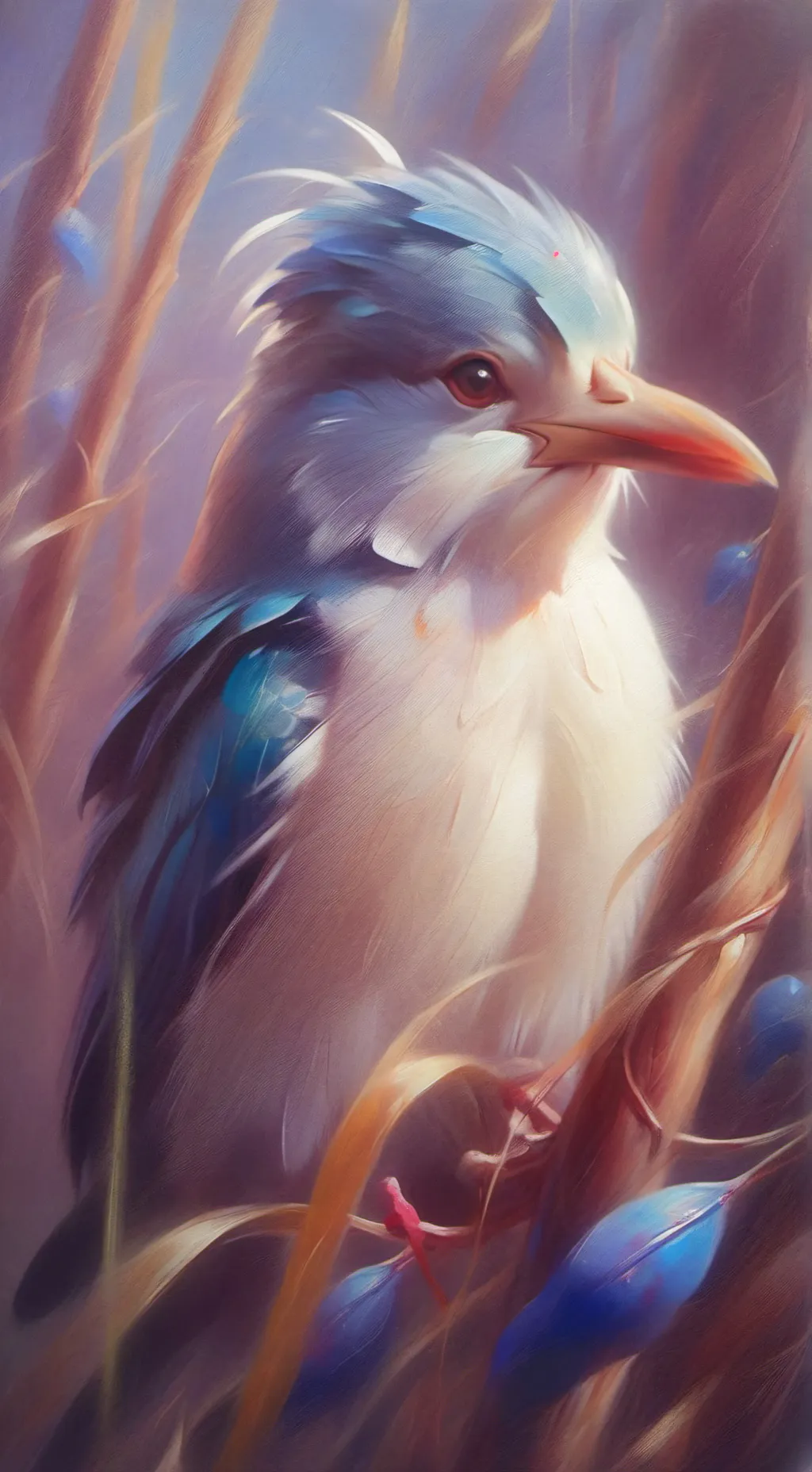 ai character: Pájaro background