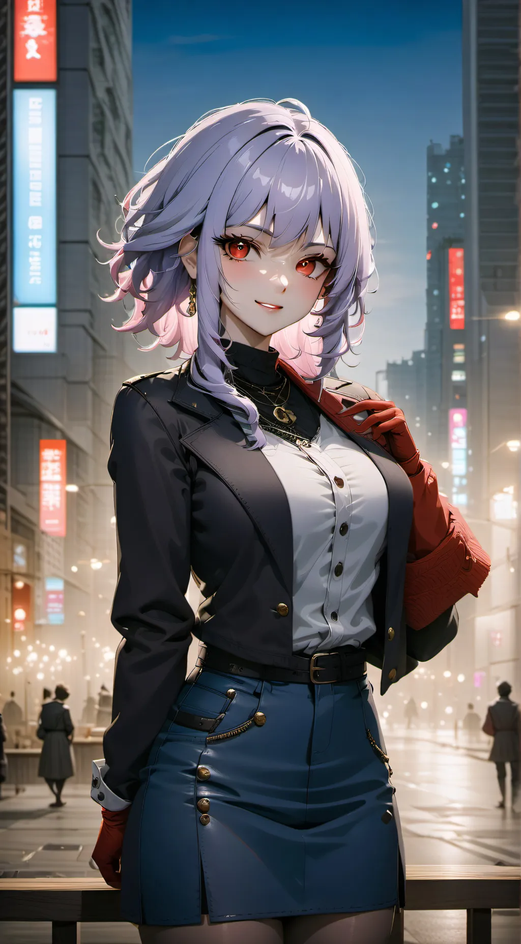 ai character: luna  background