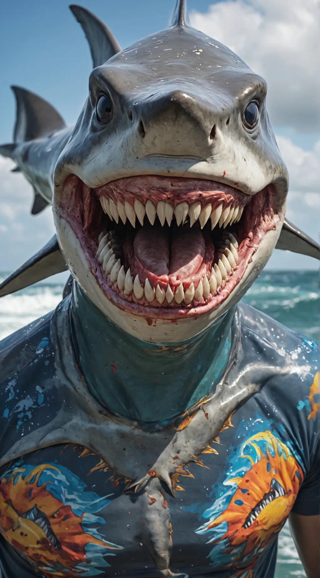 ai character: Tralero tralala background