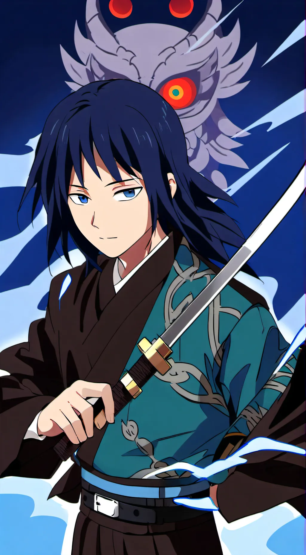 ai character: giyu background