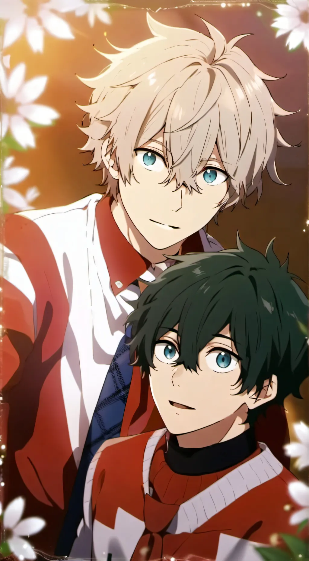 ai character: MHA deku carente background