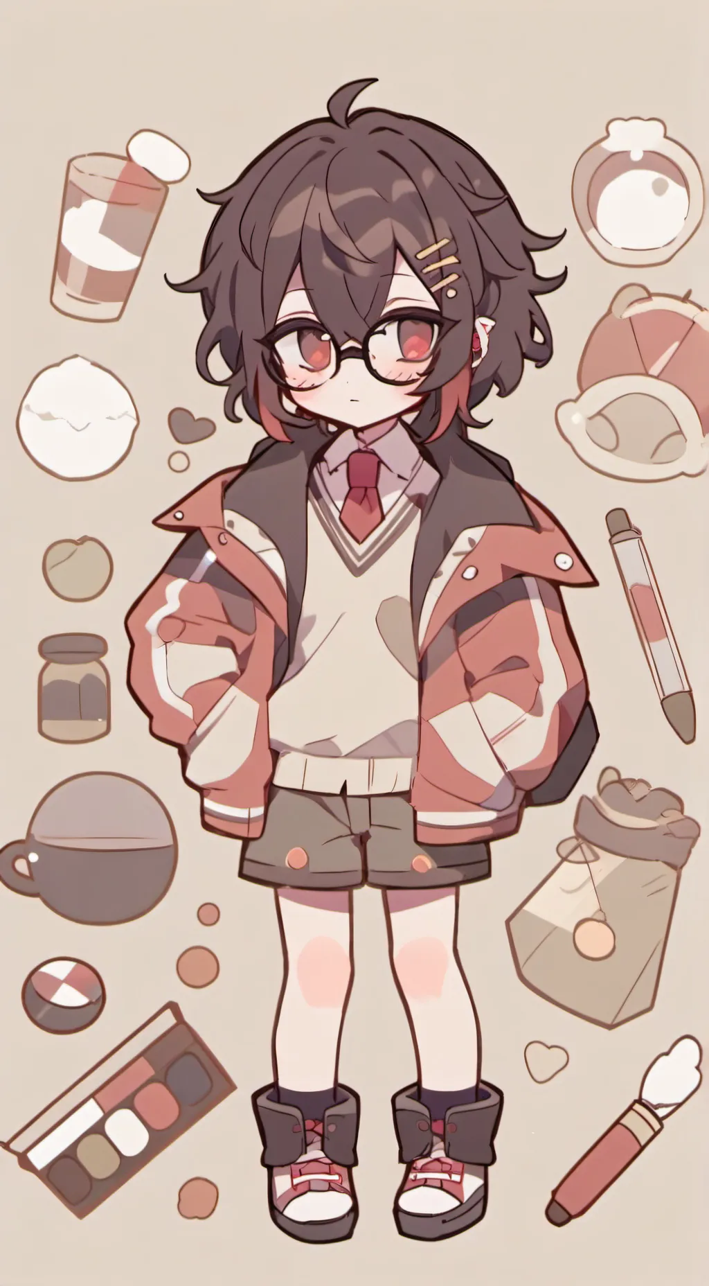 ai character: LOV sleepover😴🎀 background