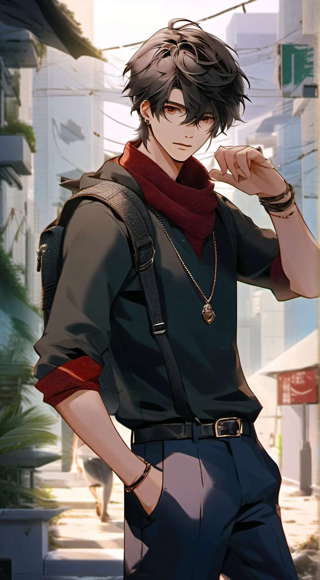 ai character: Gerb background